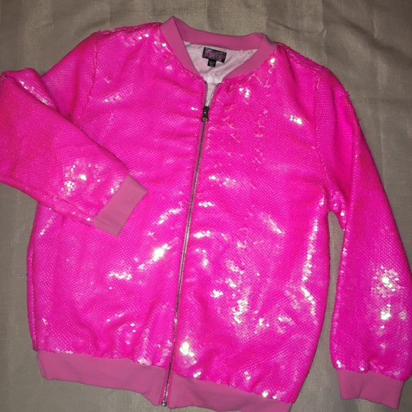 jojo pink sequin jacket
